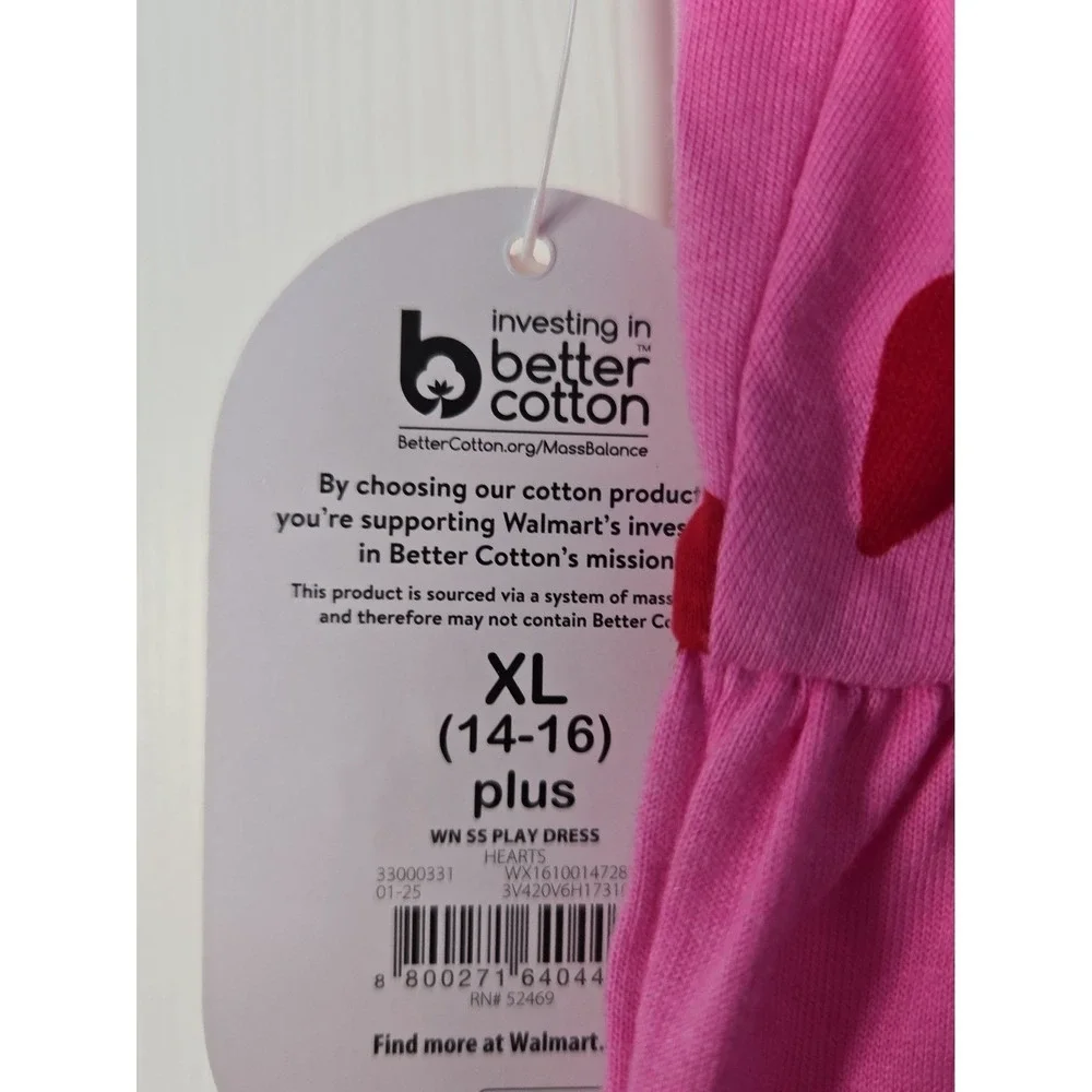 Wonder Nation Girls Plus Size XL (14/16) Dress New